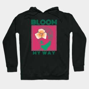 Bloom My Way in Colour Mint Hoodie